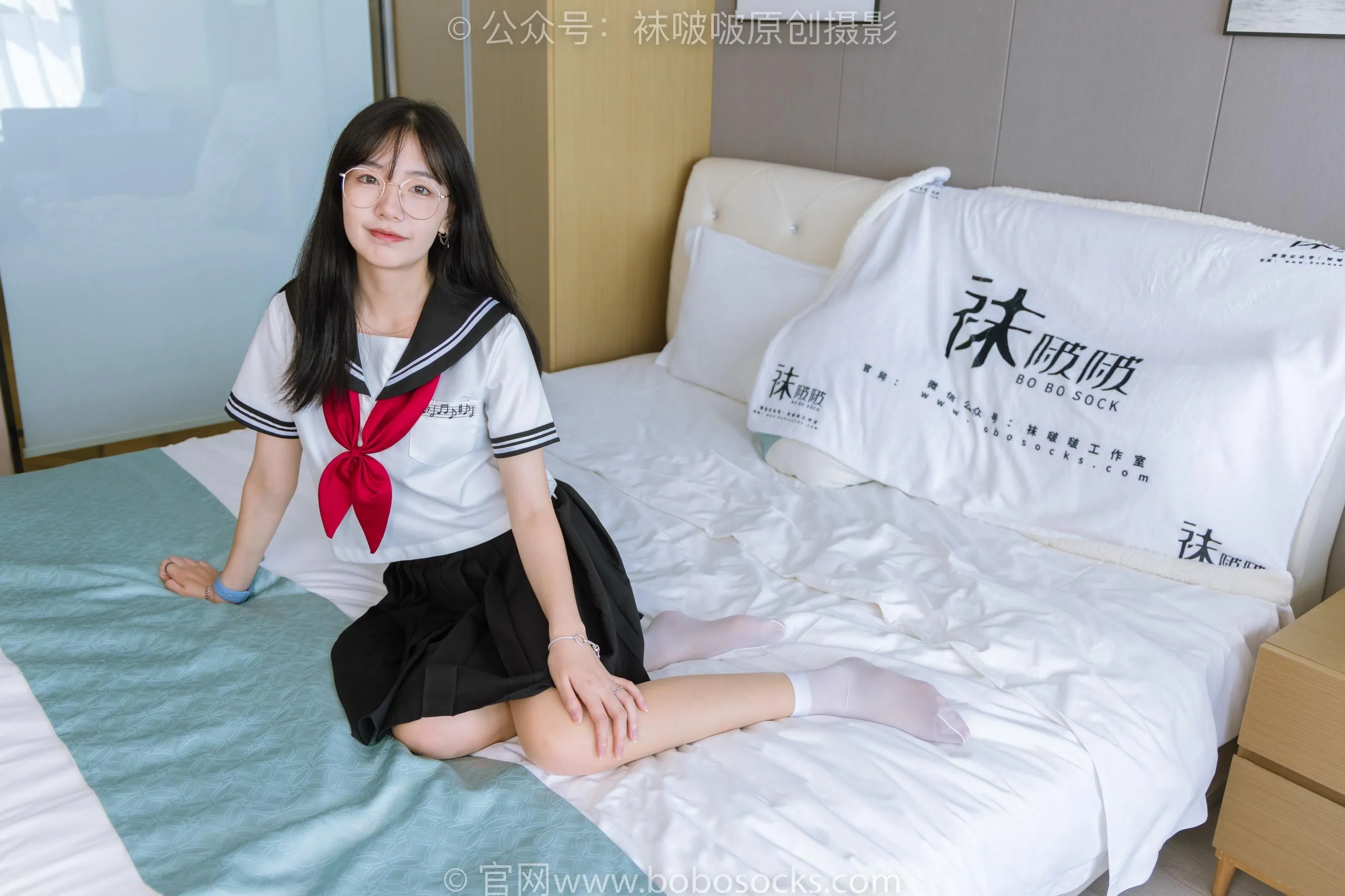 [BoBoSocks袜啵啵]NO.197 小甜豆-皮鞋、短白丝、肉丝、jk制服 [87P]插图4